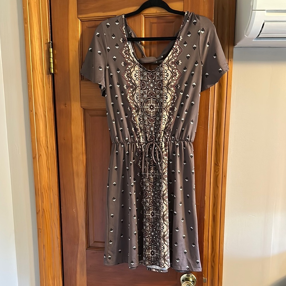 Maurices Silver Sequin Midi Sundress